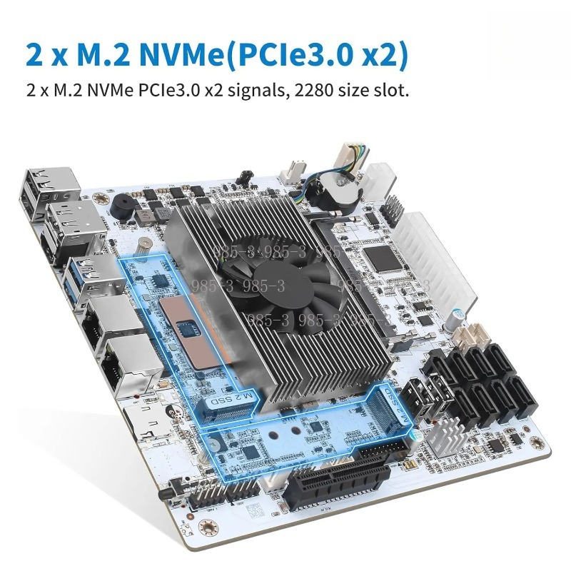 Mini ITX Weißes M11 NAS-Mother – Mini Itx Dual 2.5G Nas Motherboard Bewertung und Preis