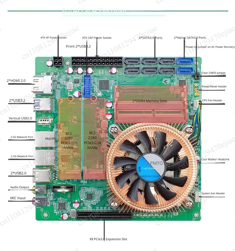 SZBOX NAS Motherboard - AMD Ry – Mini Itx Dual 2.5G Nas Motherboard Bewertung und Preis